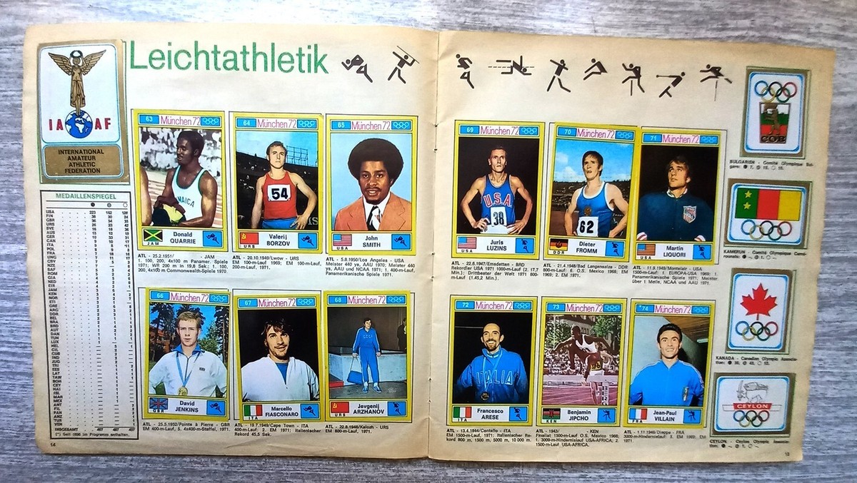 Panini Munchen 72. Olympic games. Fully filled album. Original. | eBay