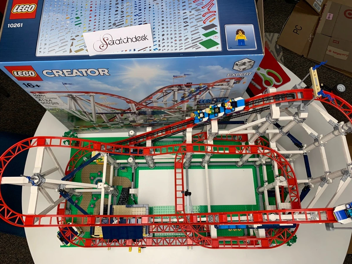 The Roller Coaster 10261 Theme Park Street View Ideas Creator Expert Series  4124Pcs Modular Building Blocks Kids Toy Gift 15039