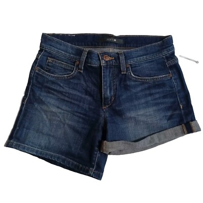Joe's Jeans MELODY Denim Shorts Women Size 26 Medium Wash Mid-Rise
