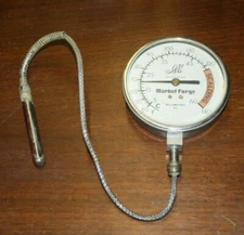 VINTAGE PRECISION ILLE MARKET FORGE TEMPERATURE GAUGE FREE SHIPPING