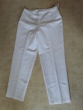 Vintage 80 s Levi's Size 22 White Bend Over Pants Polyester High Waisted NEW
