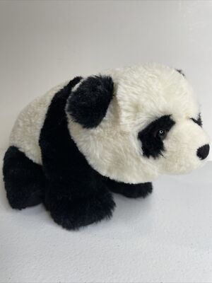 Wild Republic Panda Bear Black White 12'' Stuffed Animal Plush Toy Clean & Soft