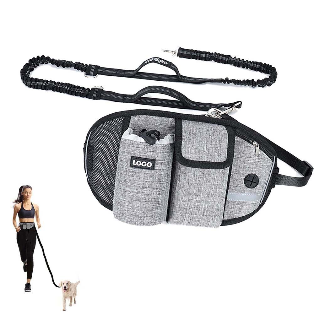 Waist Bag Running Jogging Dog Leash Dogs Harness Pet Collar Traction Belt  Rope