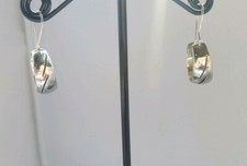 QV:Silver Hoop Earrings 925 MEXICO