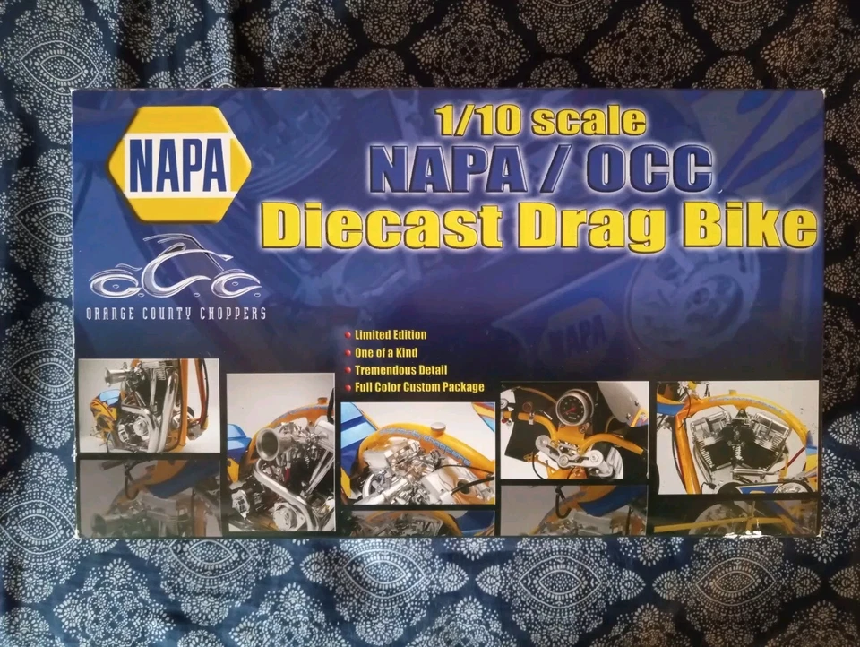 NAPA OCC 1/10 Diecast Drag Bike RC2 2006, RARE, Read Description - Image 2 of 4