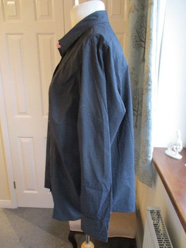 M&S Woman - Black & White Polka Dot, Button Up, Long Sleeve Blouse - Size 22 - Picture 6 of 8