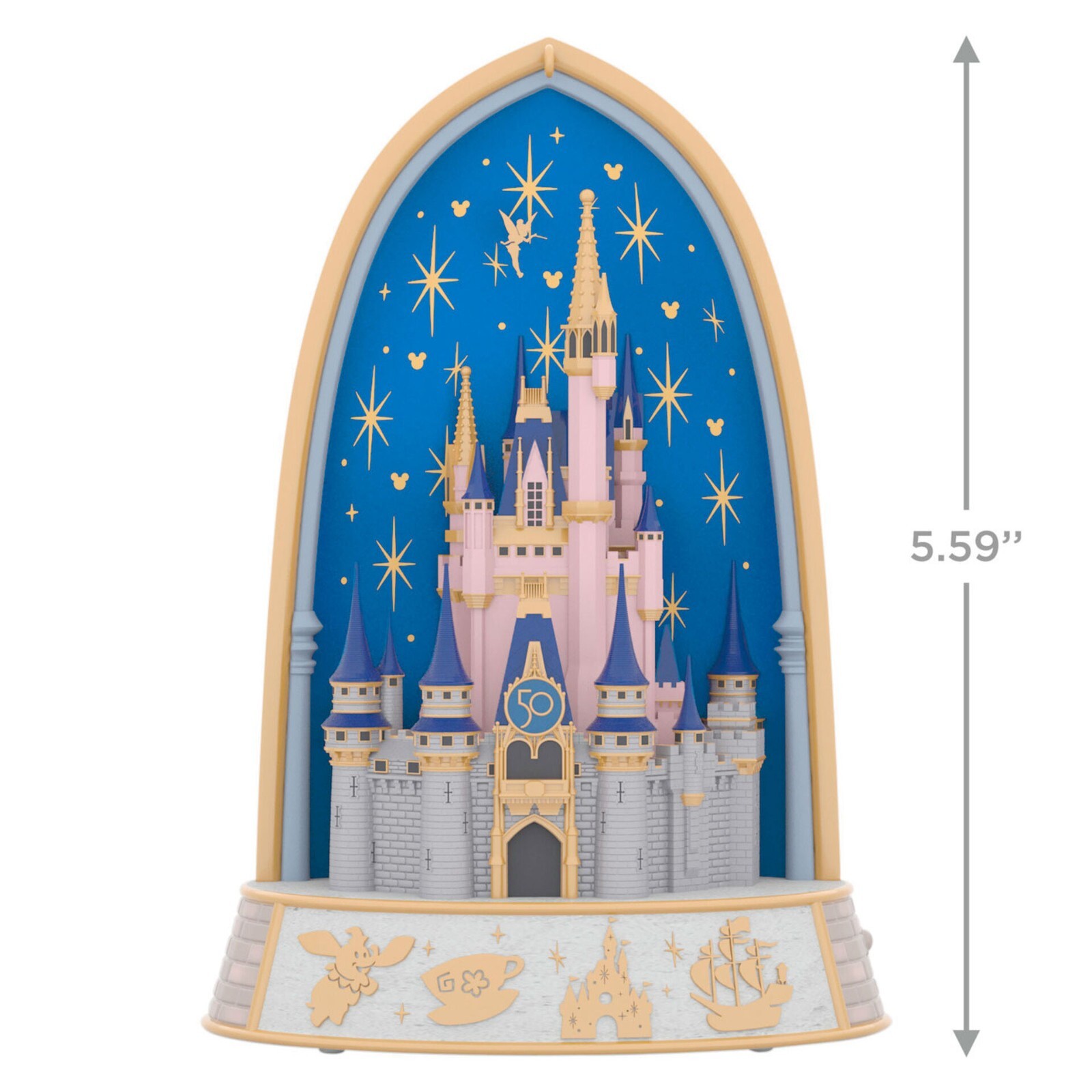 HALLMARK 2022 THE WORLD'S MOST MAGICAL CELEBRATION WALT DISNEY 50TH  ORNAMENT