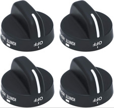 4 Range Burner Control Knobs for Whirlpool Amana Gas Stove Top 8273103 AP6012363