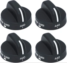 4 Range Burner Control Knobs for Whirlpool Amana Gas Stove Top 8273103 AP6012363