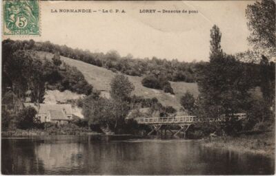 CPA La Normandie - Lorey - Dessous de pont (160028)
