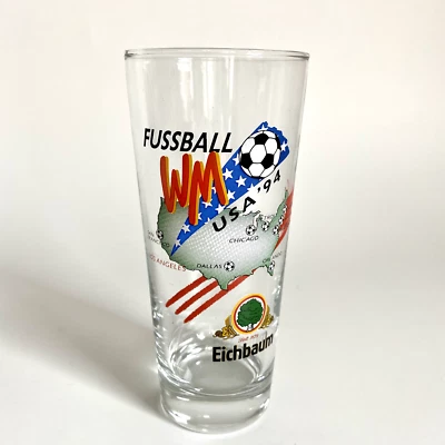 Bierglas Eichbaum Bier 1994 Glas Fussball WM USA 94 - Bild 1 von 4