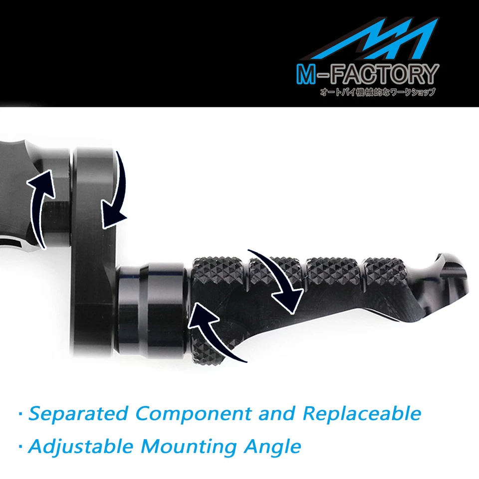 Estriberas delanteras de extensión R-FIGHT 40 mm para Yamaha YZF R3 2020-21 Foto 3 de 4