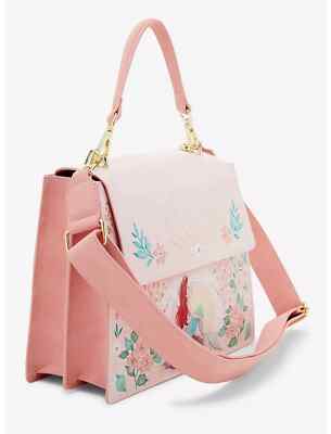 Loungefly Disney The Little Mermaid Ariel Floral Crossbody Bag