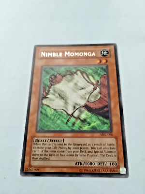 Yu-Gi-Oh! TCG Nimble Momonga Magic Ruler MRL-086 Unlimited Rare
