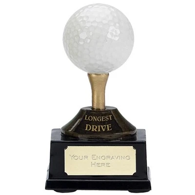 GLENWAY PRODUCTS Golf Trophäe Größe 10,75 cm KOSTENLOSE GRAVUR A352 schwere Resinkonstruktion