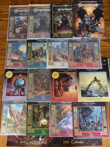 TSR AD&D Huge Dragonlance Lot Of Modules, Rules, Artwork - No Reserve! - Picture 1 of 24
