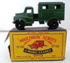 1959 Matchbox Lesney Moko – 68a Austin MK 2 Army Wireless Radio Truck Car
