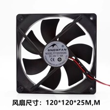 SNOWFAN YY12025H24S 12025 DC24V 0.16A 2-wire Cooling Fan