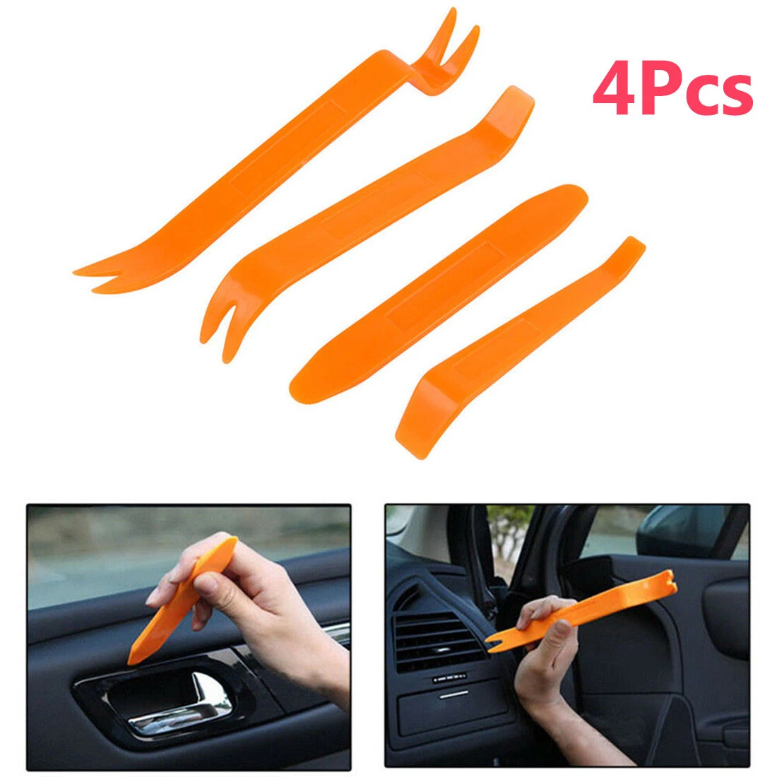 4x Car Audio Disassembly Tool Plastic Crowbar Door Plate Buckle Removal Adapter