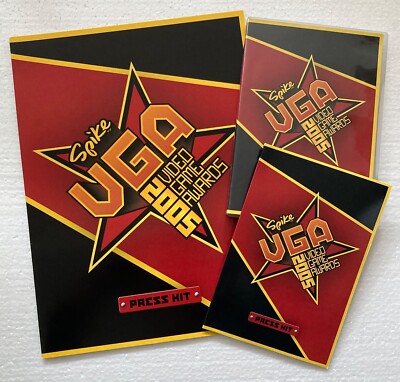 Spike TV 2005 Video Game Awards VGAs Press Kit: Folder, DVD, Booklet   Vintage