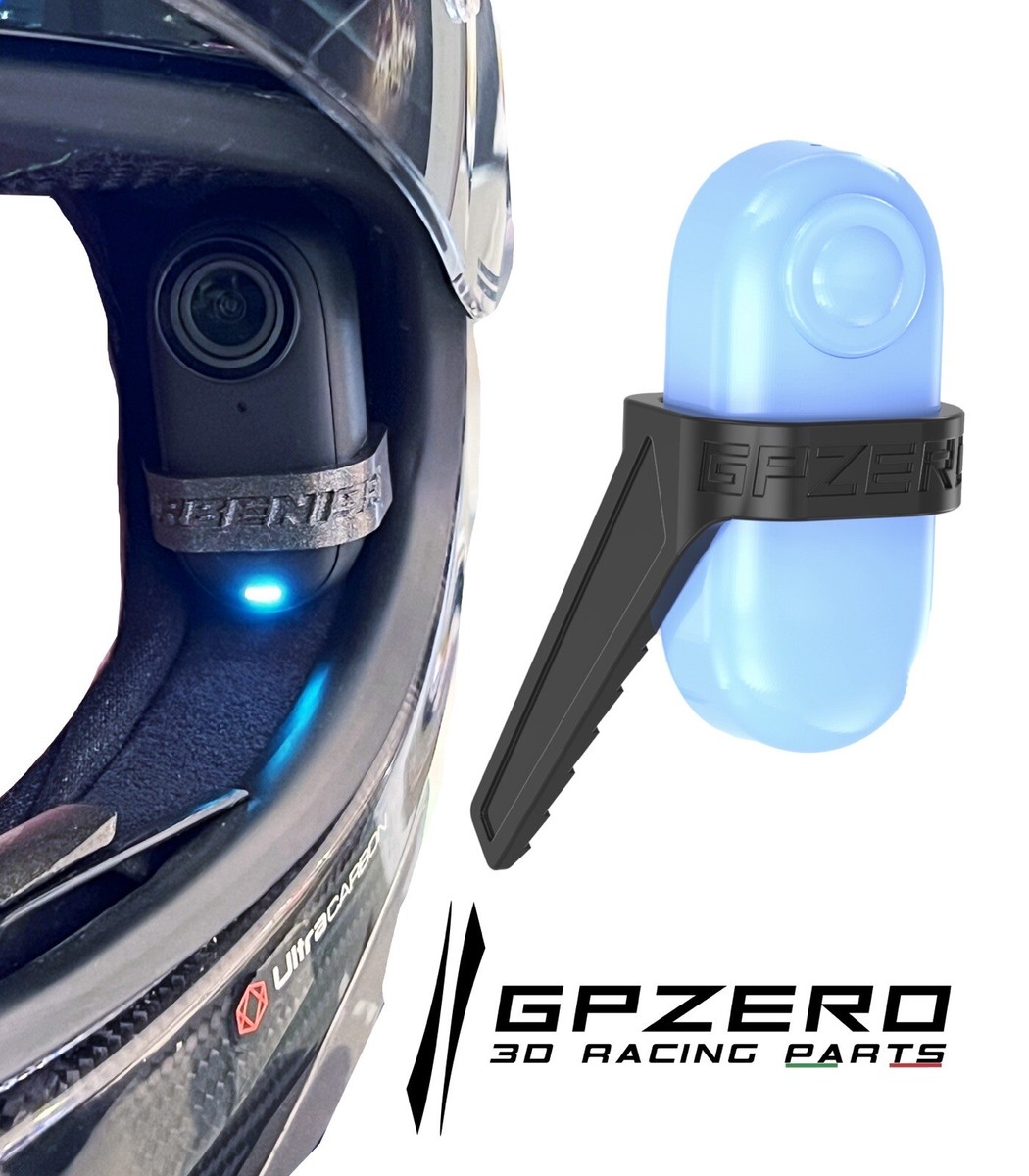 GO3 GO3S Inside helmet Support By GPZERO Insta360 Pista Supporto