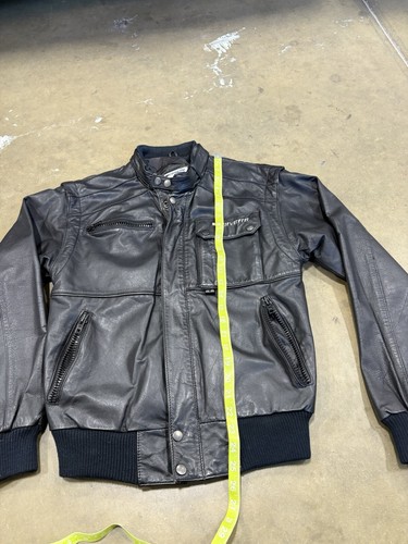 Corvette Designs Official Leather Racing Jacket Size Small See Measurement’s - Picture 3 of 8