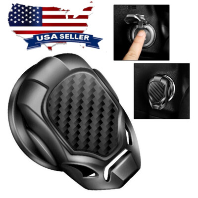 Universal Car Engine Start Stop Push Button Switch Trim Cover Cap Accessories