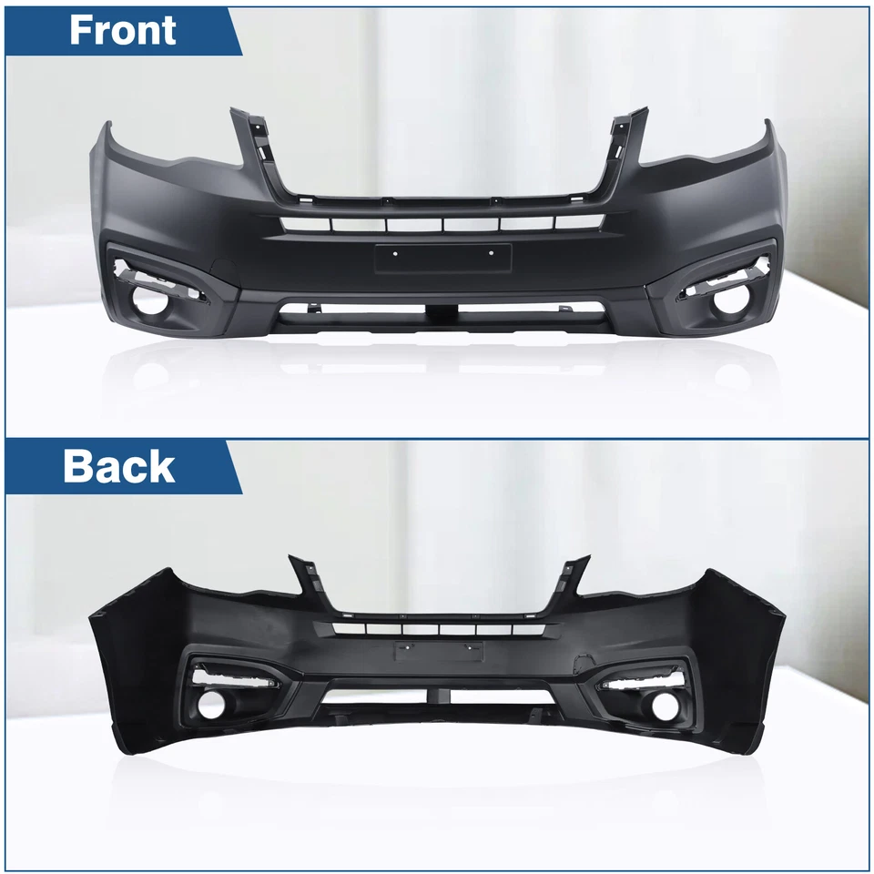 Primed Front Bumper Cover Fascia for 2017-2018 Subaru Forester 2.5i Sport Foto 4 de 4
