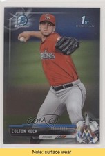2017 Bowman Draft Chrome Colton Hock #BDC-196 READ 9gy