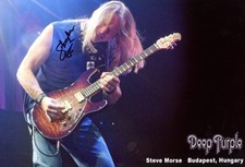 Steve Morse DEEP PURPLE autograph, In-Person signed photo