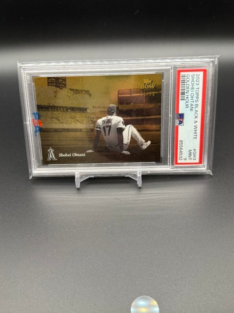2023 Topps Black and White Golden Hour Shohei Ohtani #21/50 GH3 PSA 9