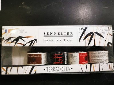 4 Sennelier Zeichentusche 30ml Schellacktusche