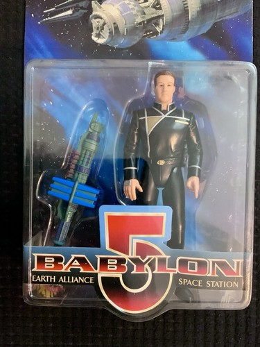 Babylon 5 Captain John Sheridan Action Figure- 1997 - WB Toys - Picture 2 of 3