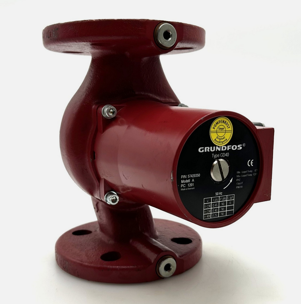 Grundfos GD 40 circulateur triphasé à haut rendement P16/522 entraxe 220mm