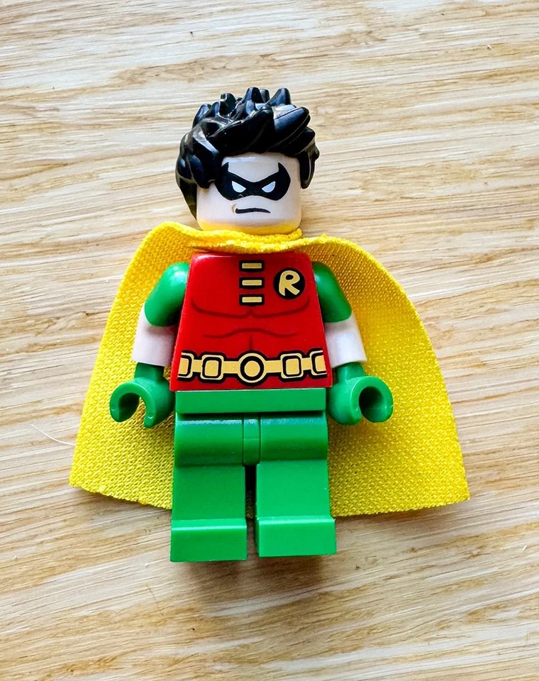  Lote de minifiguras de Batman de superhéroes DC - Aduanas + Auténtico Lego 76035 Robin Foto 3 de 4