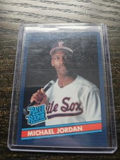 MICHAEL JORDAN RATED ROOKIE PROMO BASEBALL CARD FUN CITY CARDS INC. 1990. rookie card picture