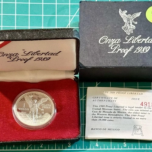 1989 Mexican Silver Libertad 1 oz — photo from another recent sale