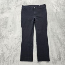 AYR Pants Womens 29 Black The Daily Dose Straight Leg Crop Stretch Chino Office