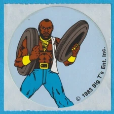 Vintage 1980s Mr. T Scratch & Sniff Sticker  TIRES