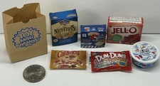 Zuru Mini Brands Lot Of 6 CARAMELS DUM DUMS COOL WHIP JELLO Plus Bag