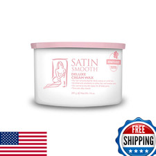 Satin Smooth Deluxe Cream Hair Removal Wax - Soft Wax For Face Body