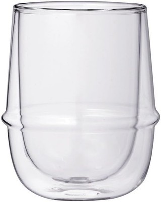 KINTO 23107 KRONOS Doppelwandige Kaffeetasse 8,5 flüssige Unzen 250 ml Hitzeb...