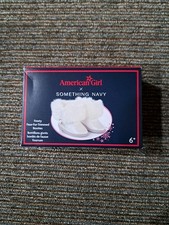 AMERICAN GIRL SOMETHING NAVY 2023 FROSTY FAUX-FUR-TRIMMED BOOTIES BNIB