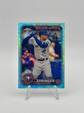 2024 Topps Chrome Logofractor Edition - George Springer #134 Aqua Refractor /199