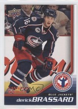 2008 Upper Deck Hockey Card Day Canada Hobby Shop Derick Brassard Rookie RC 0a1. rookie card picture