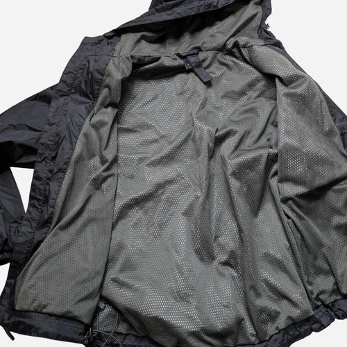 Charles River Apparel Men's Black Hooded Full Zip Ripstop Windbreaker Jacket S image 5