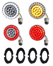 1157 LED Turn Signals Front Rear Turn Signal Diode Bulbs Compatible with Dyna
