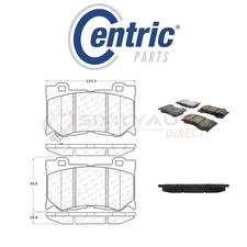 Centric C-TEK Ceramic Disc Brake Pads for 2014-2017 Infiniti Q60 3.0L 3.7L hy
