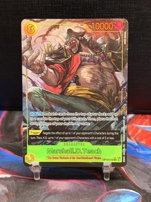Marshall.D.Teach (119) (Alternate Art) OP16-119 The Time of Battle Foil