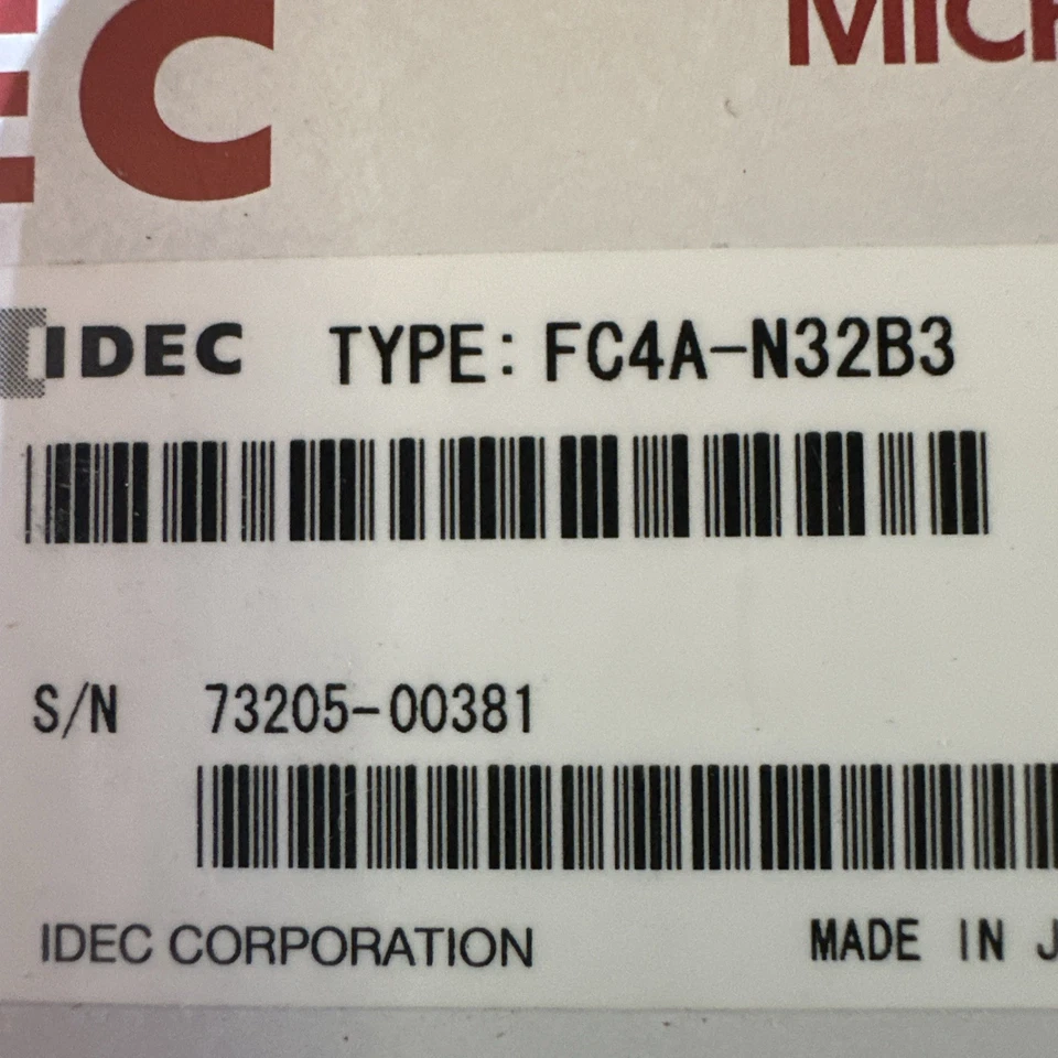 CONTROLADOR IDEC FC4A-N32B3 / FC4AN32B3 NUEVO!!!!! Foto 3 de 3